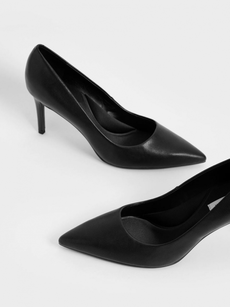 Γοβεσ Charles And Keith Emmy Pointed-toe μαυρα | 26480-WAXF