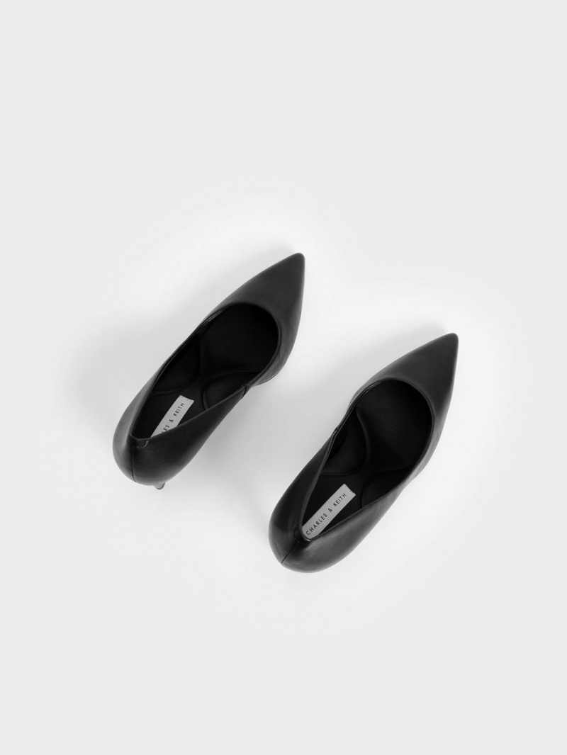 Γοβεσ Charles And Keith Emmy Pointed-toe μαυρα | 26480-WAXF