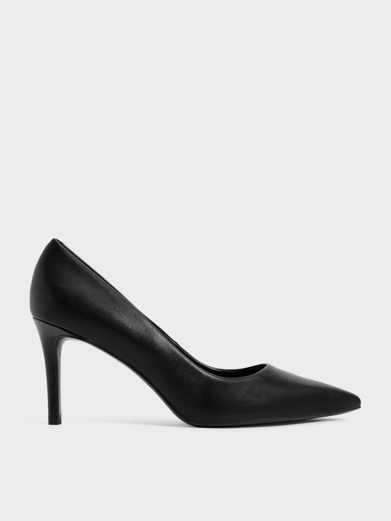 Γοβεσ Charles And Keith Emmy Pointed-toe μαυρα | 26480-WAXF