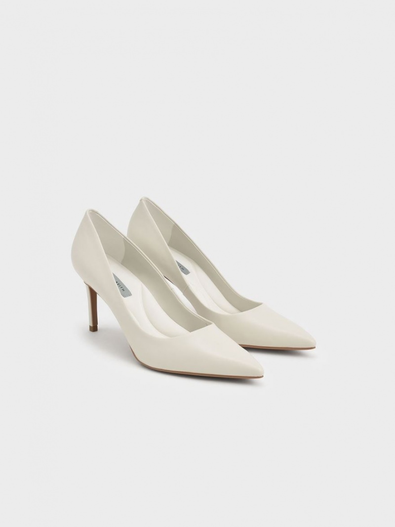 Γοβεσ Charles And Keith Emmy Pointed-toe ασπρα | 42603-EBIT
