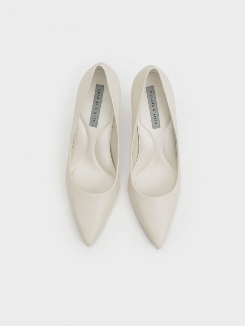 Γοβεσ Charles And Keith Emmy Pointed-toe ασπρα | 42603-EBIT