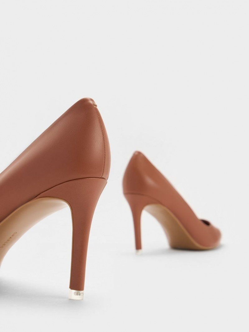 Γοβεσ Charles And Keith Emmy Pointed-toe καφε | 86593-ZCMV