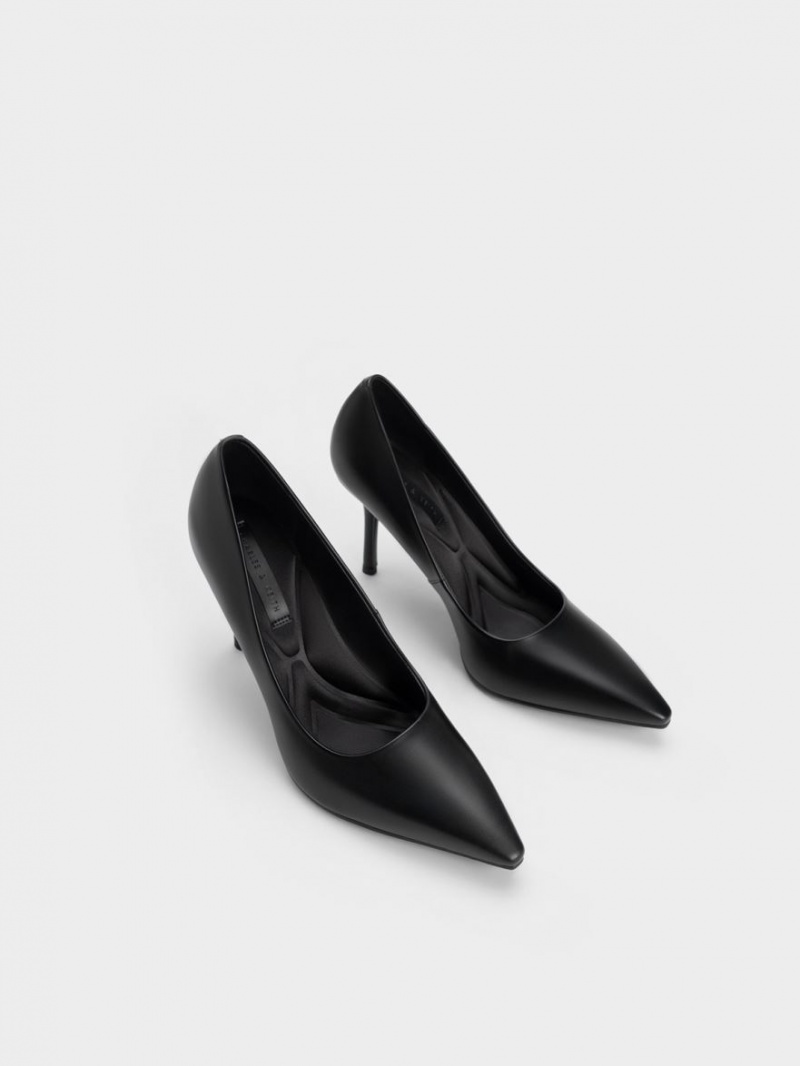 Γοβεσ Charles And Keith Emmy Stiletto Heel μαυρα | 90451-RZCF