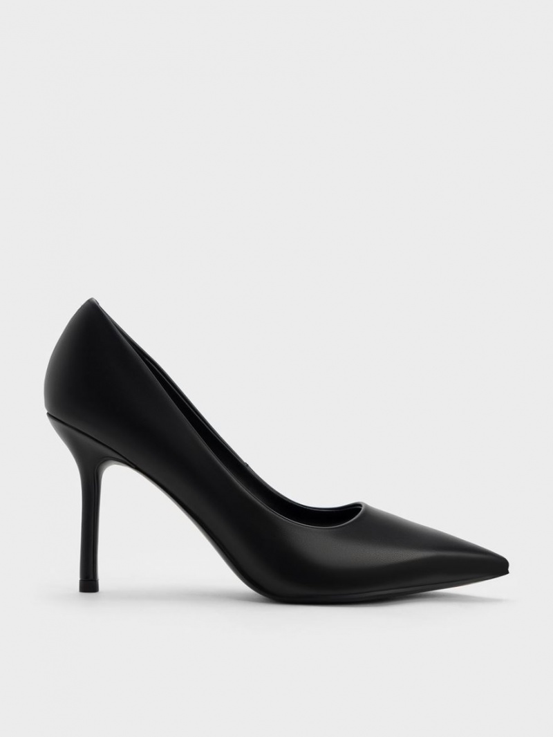 Γοβεσ Charles And Keith Emmy Stiletto Heel μαυρα | 90451-RZCF