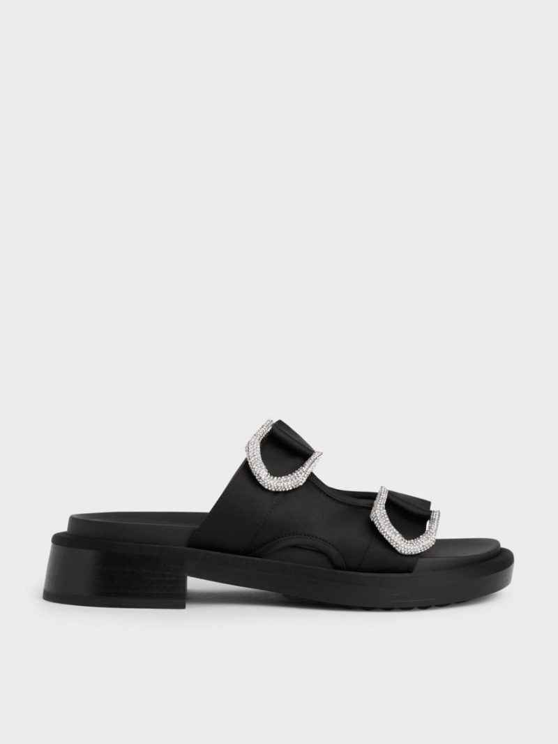 Σαγιοναρεσ Charles And Keith Gabine Recycled Polyester μαυρα | 17640-FDJW
