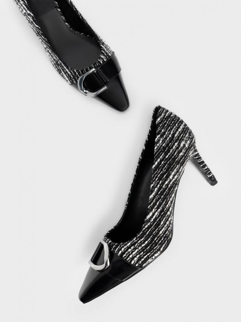Γοβεσ Charles And Keith Gabine Tweed toe-Cap Πολύχρωμο | 35279-MCAH