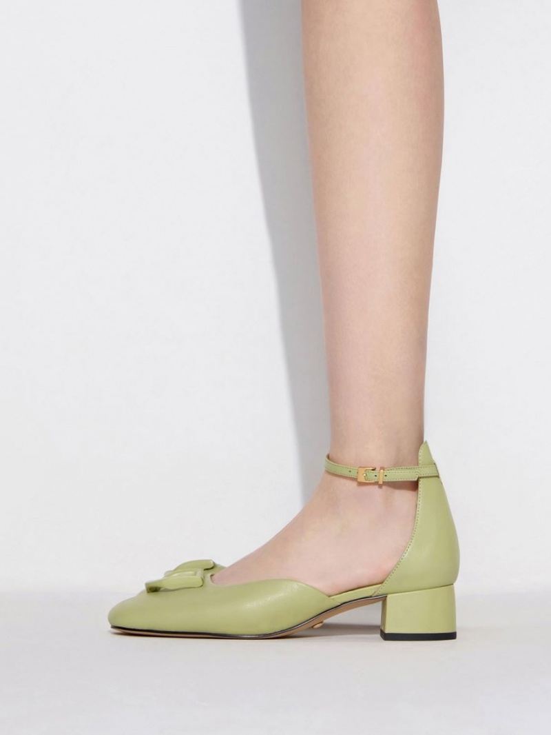 Γοβεσ Charles And Keith Gabine δερματινα D'Orsay πρασινο | 53841-ERPU