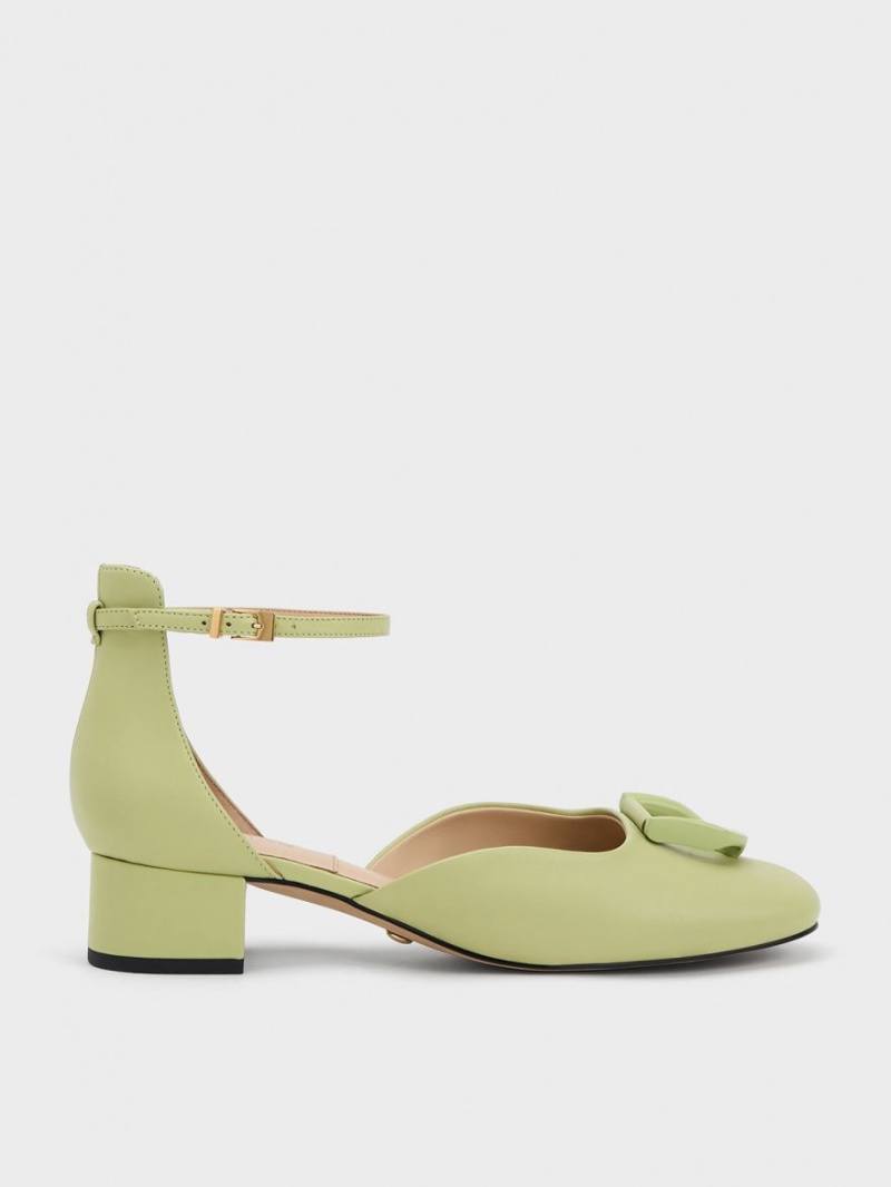 Γοβεσ Charles And Keith Gabine δερματινα D\'Orsay πρασινο | 53841-ERPU