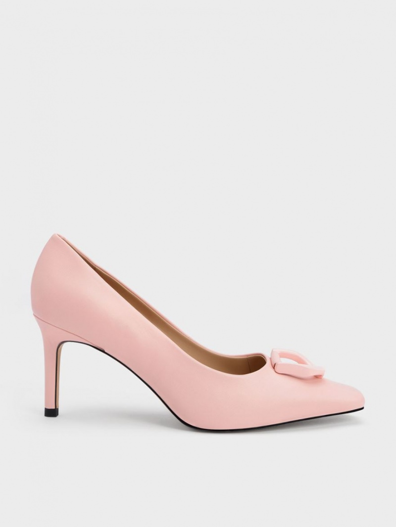 Γοβεσ Charles And Keith Gabine δερματινα Tapered ροζ | 43512-DECM