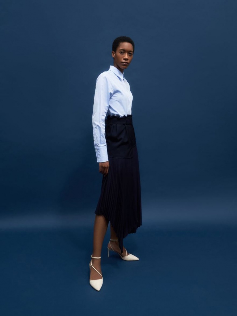 Γοβεσ Charles And Keith Linen Asymmetric Μπεζ | 35412-GFAK