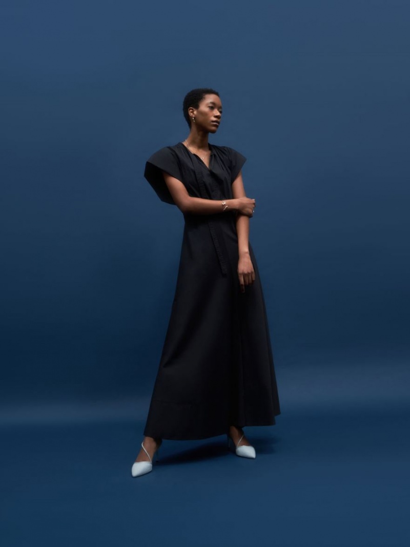 Γοβεσ Charles And Keith Linen Asymmetric ανοιχτο μπλε | 82537-RSDM