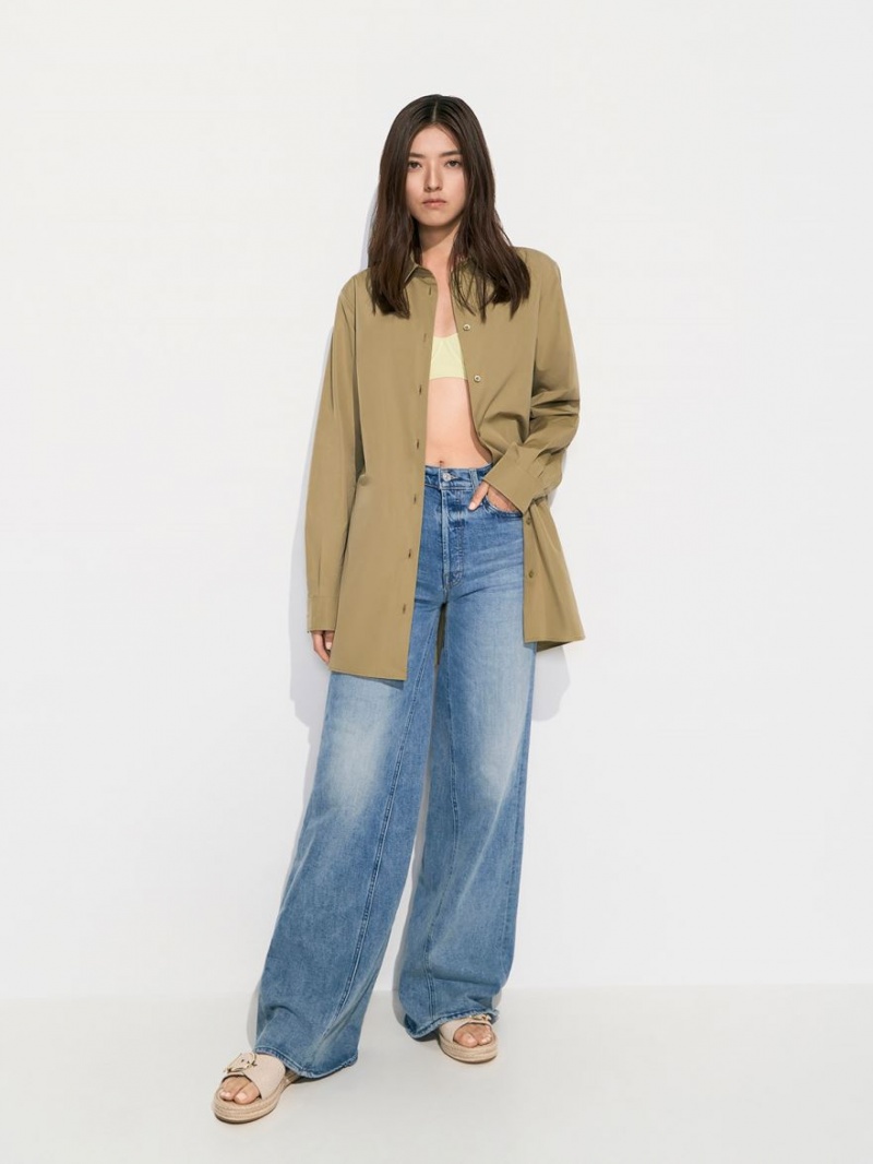 Σανδαλια Charles And Keith Linen Buckled εσπαντριγιεσ Μπεζ | 37104-RTGX