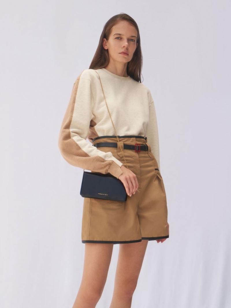 πορτοφολια Charles And Keith Long μαυρα | 10764-NDZU