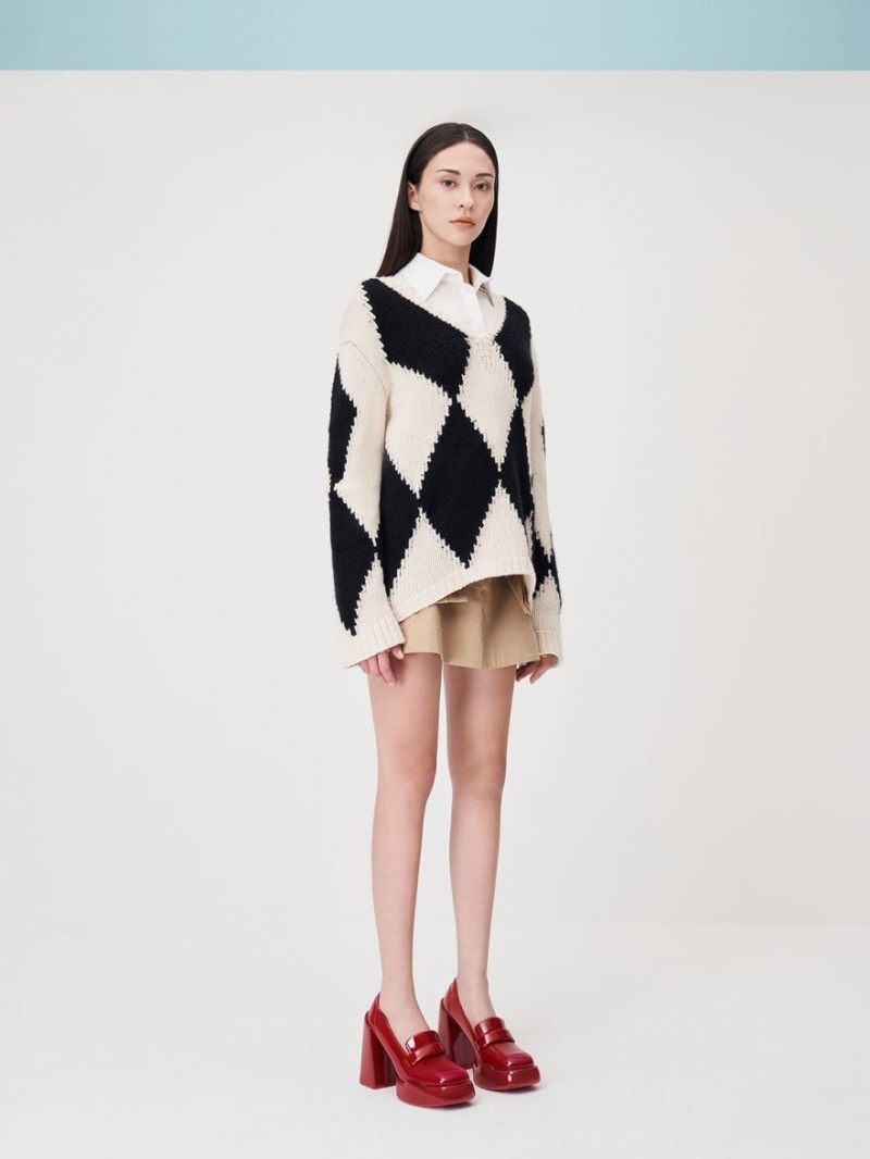 Γοβεσ Charles And Keith Lula λουστρινι Loafer κοκκινα | 02946-UMHI
