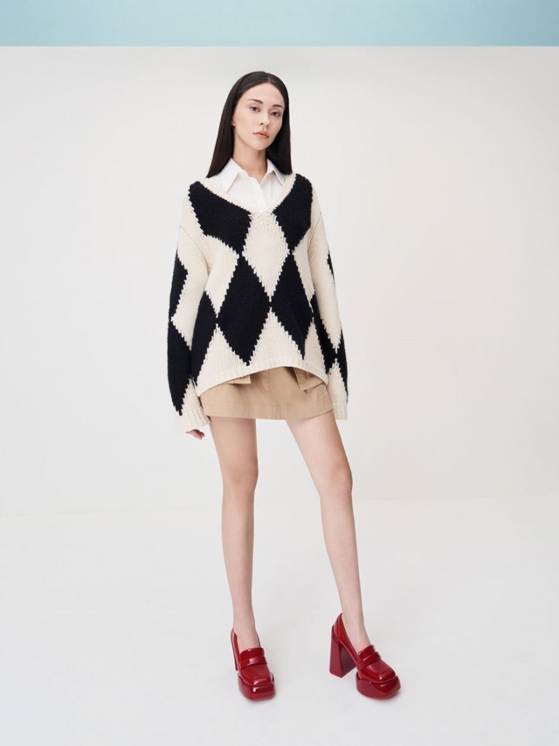 Γοβεσ Charles And Keith Lula λουστρινι Loafer κοκκινα | 02946-UMHI