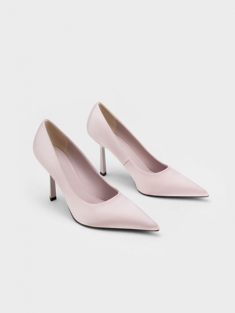 Γοβεσ Charles And Keith Recycled Polyester Pointed-toe μωβ | 10264-FJGL