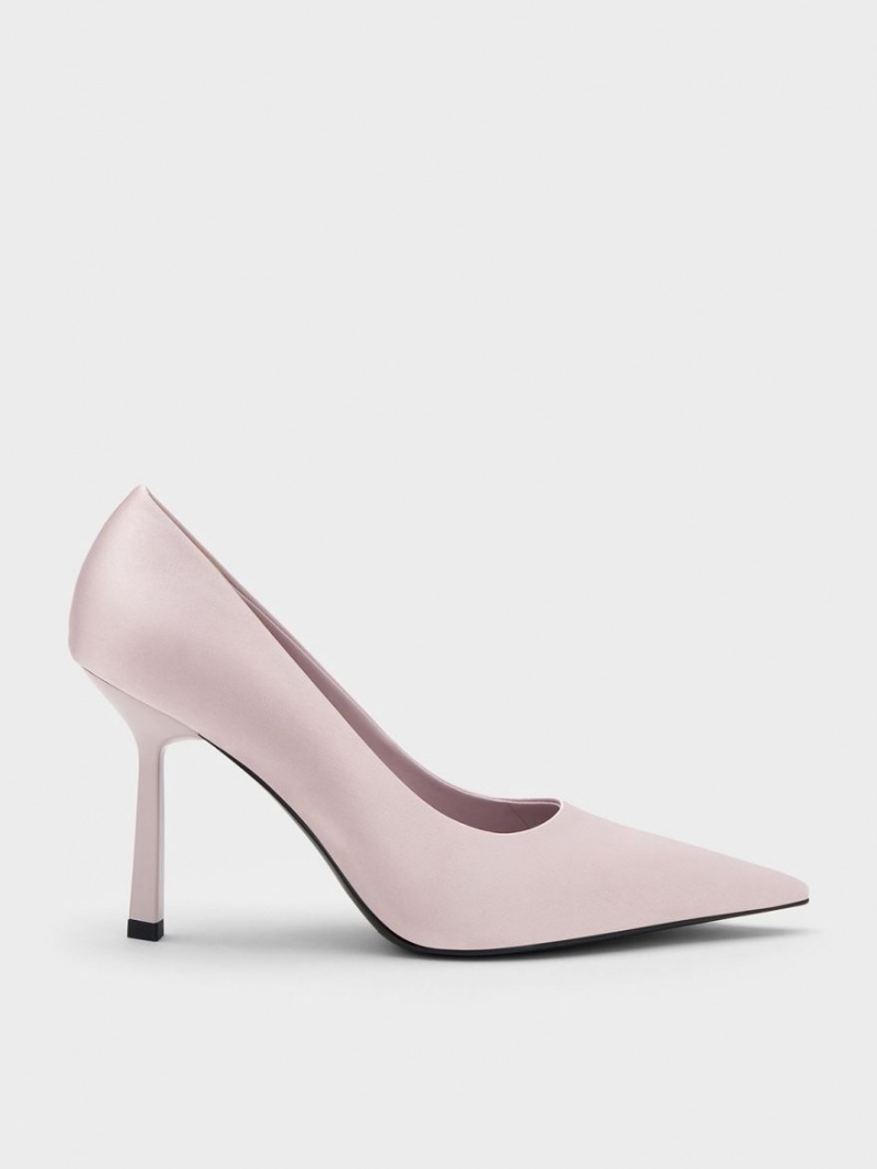 Γοβεσ Charles And Keith Recycled Polyester Pointed-toe μωβ | 10264-FJGL