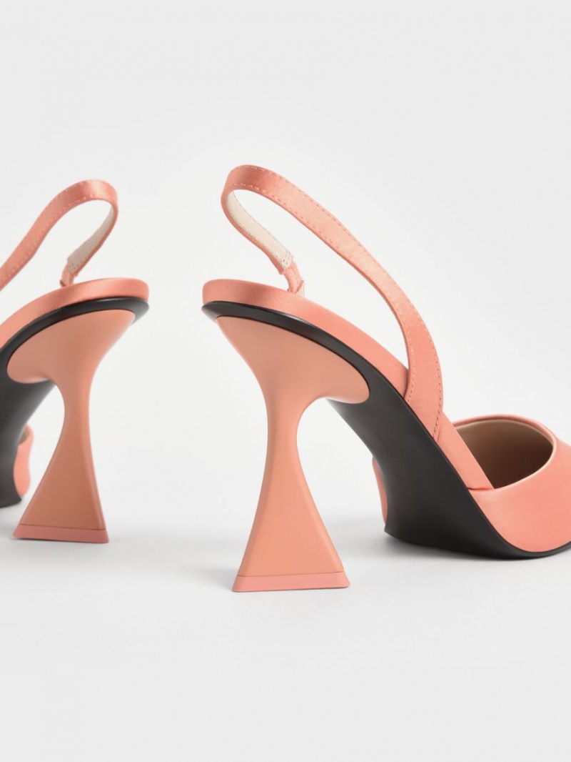 Γοβεσ Charles And Keith Recycled Polyester Slingback κοραλι | 26718-SHAU