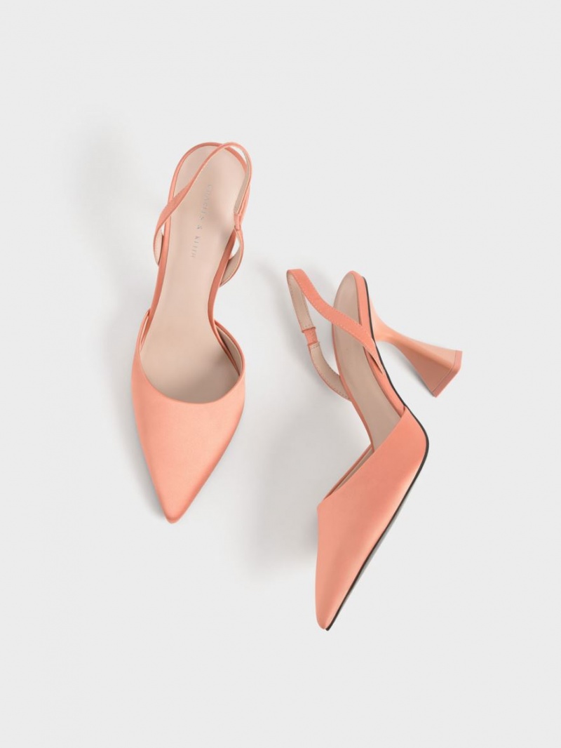 Γοβεσ Charles And Keith Recycled Polyester Slingback κοραλι | 26718-SHAU