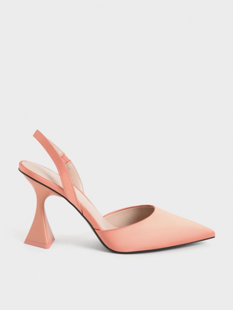 Γοβεσ Charles And Keith Recycled Polyester Slingback κοραλι | 26718-SHAU
