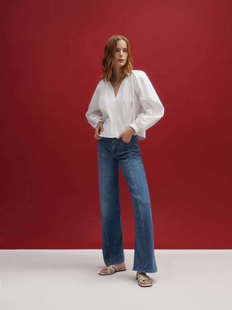 Σαγιοναρεσ Charles And Keith Ring Detail strappy Flats ασπρα | 52039-FNYI