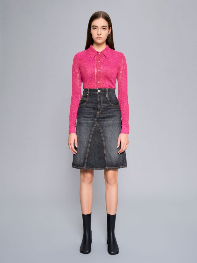 Μποτακια Charles And Keith Round-toe Zip-Up μαυρα | 89672-MJRN