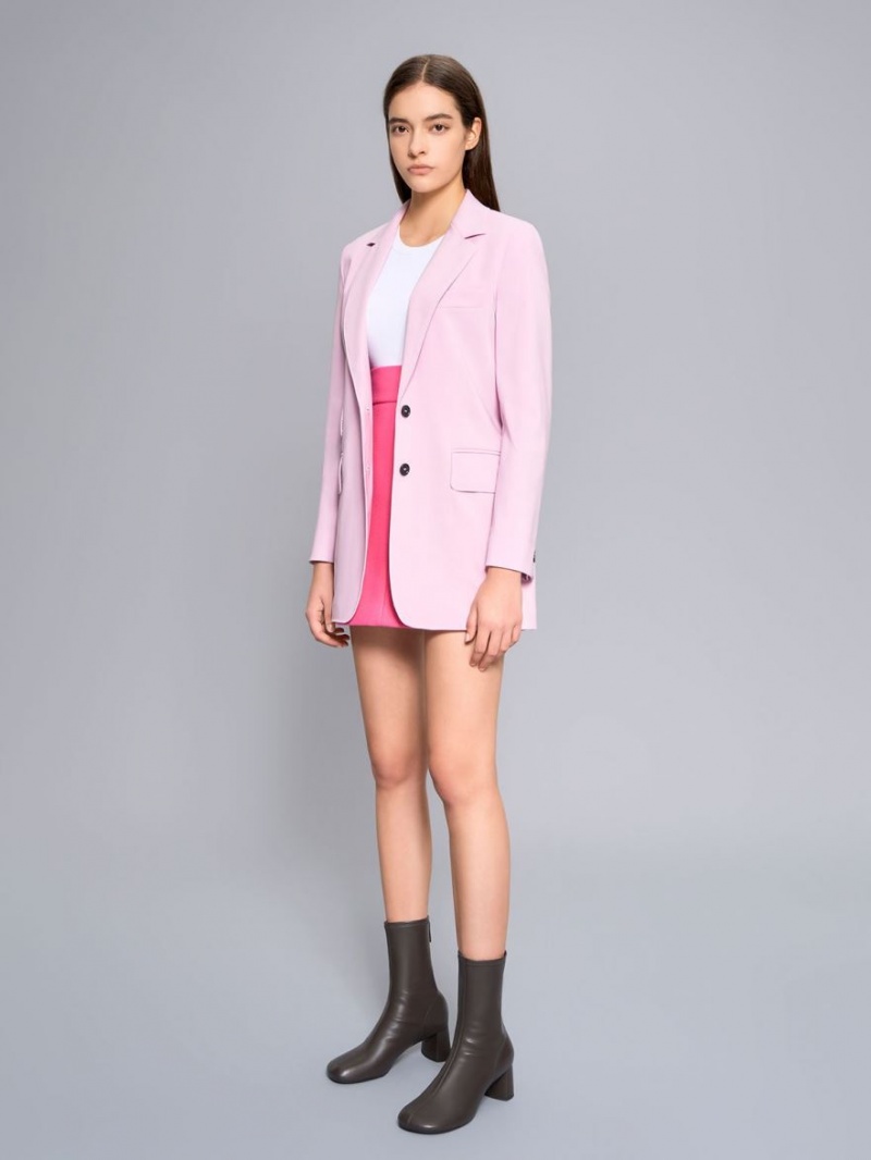Μποτακια Charles And Keith Round-toe Zip-Up σκούρο καφε | 82069-TZKD
