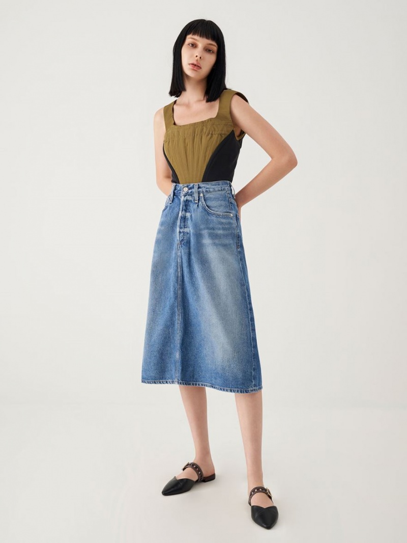 Γοβεσ Charles And Keith Sepphe Cut-Out λουρακια φλατ Mule μαυρα | 78524-ABSU