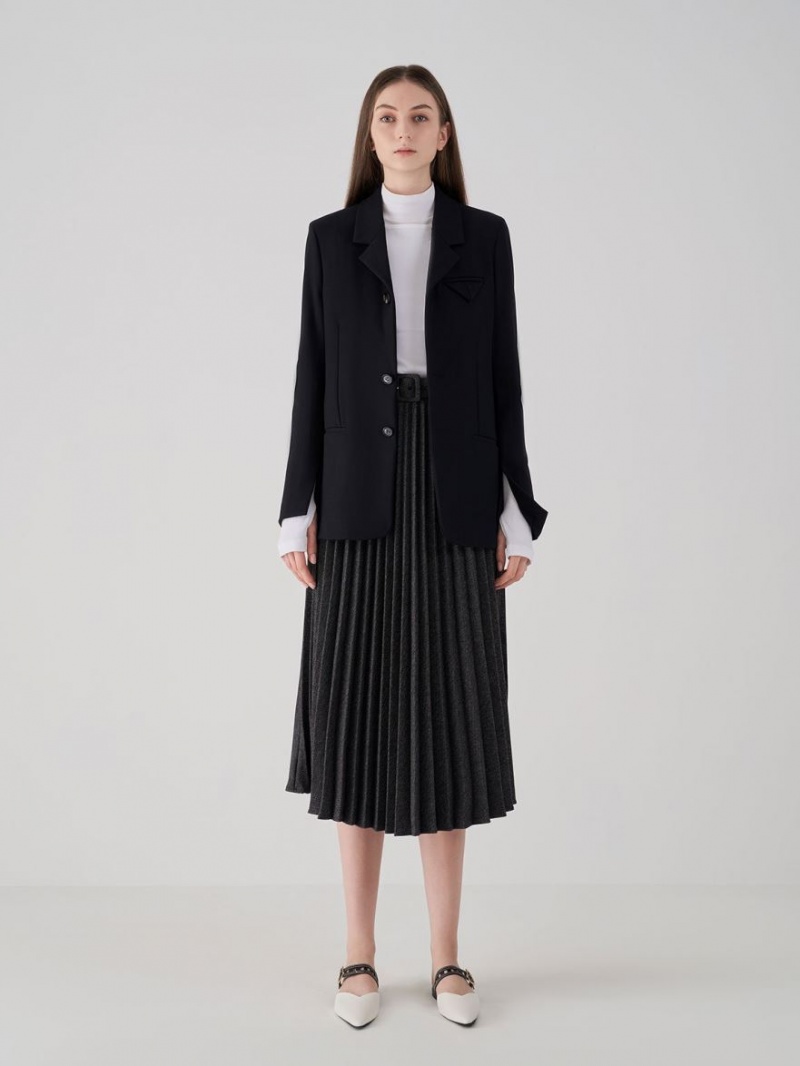Γοβεσ Charles And Keith Sepphe Cut-Out λουρακια φλατ Mule ασπρα | 41520-NKMO