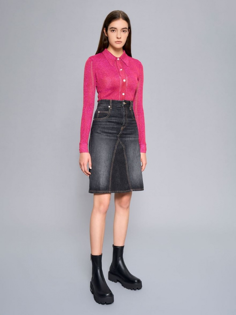 Μποτακια Charles And Keith Side-Zip μαυρα | 86239-QDAG