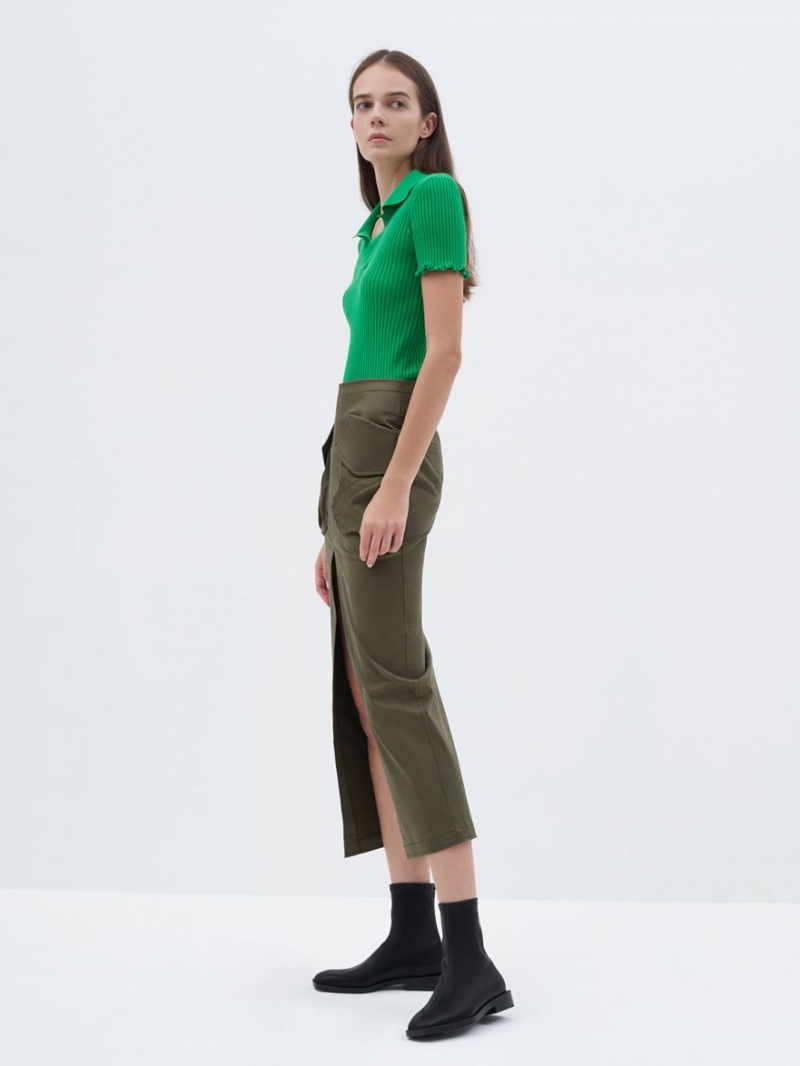 Μποτακια Charles And Keith Square toe Zip-Up μαυρα | 91465-SJEH