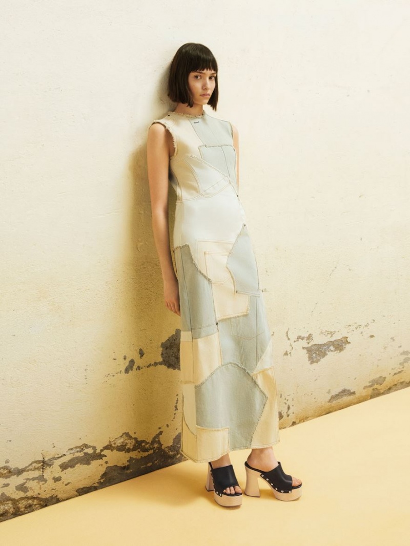 Σαμπο Charles And Keith Tabitha δερματινα flatforms μαυρα | 71249-ROIL