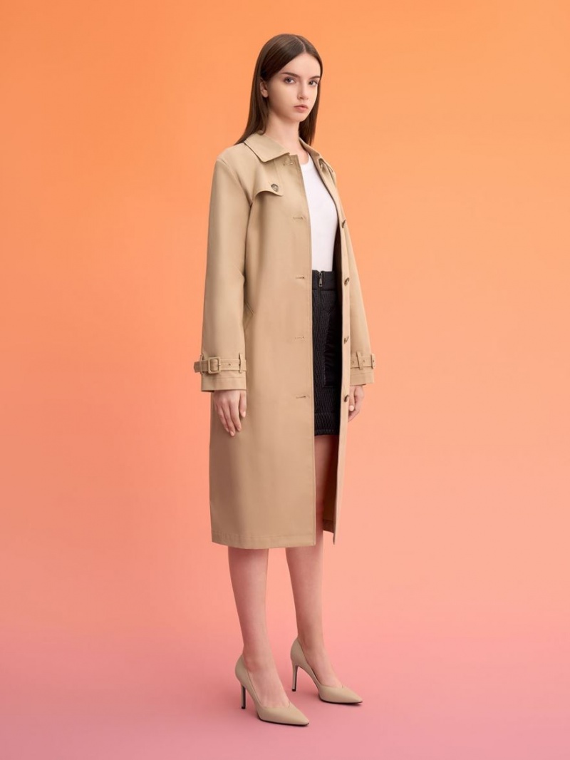 Γοβεσ Charles And Keith Tapered Square-toe Μπεζ | 08956-IBJK
