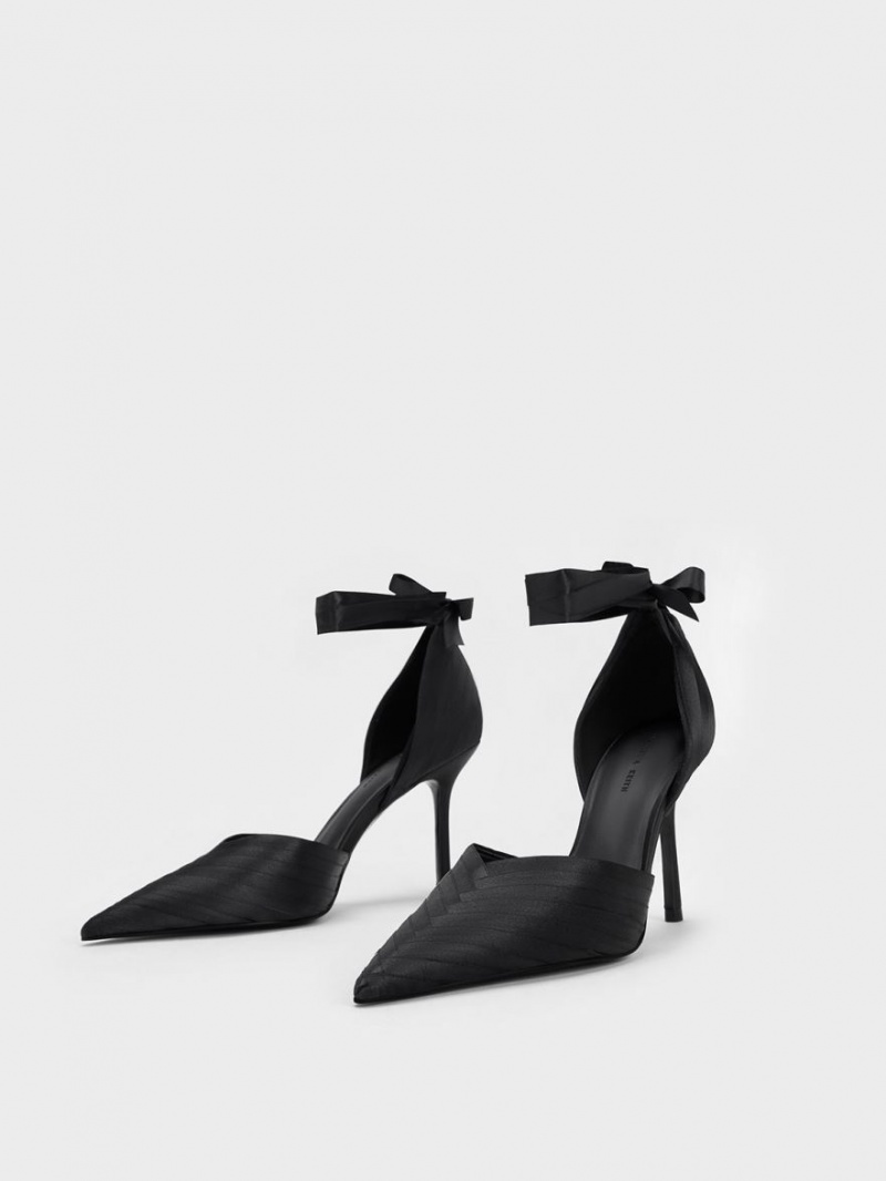 Γοβεσ Charles And Keith Tie-Around D'Orsay μαυρα | 48916-AOUW
