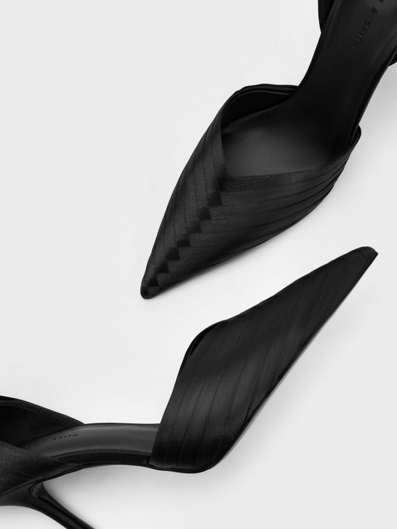 Γοβεσ Charles And Keith Tie-Around D'Orsay μαυρα | 48916-AOUW