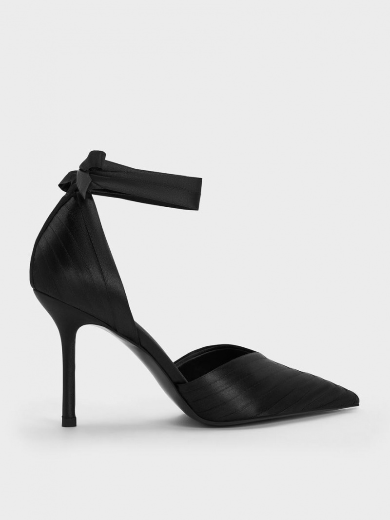 Γοβεσ Charles And Keith Tie-Around D\'Orsay μαυρα | 48916-AOUW