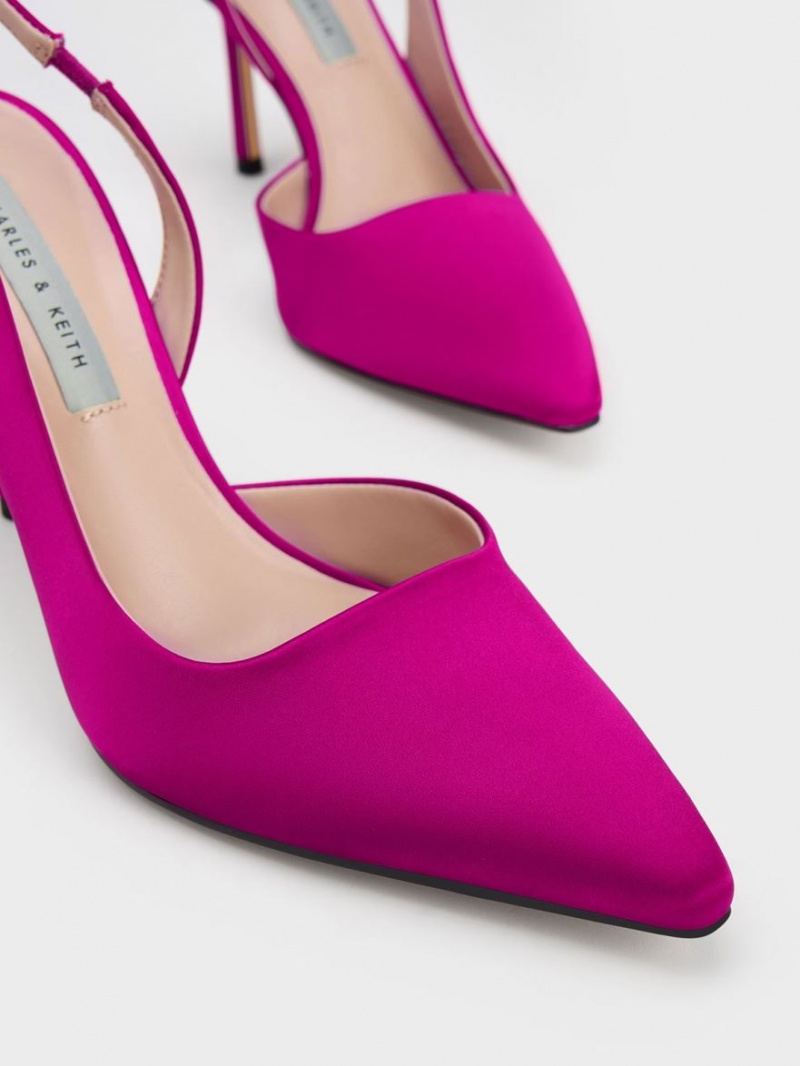 Γοβεσ Charles And Keith Tie-Around Slingback φουξια | 65982-BAFX