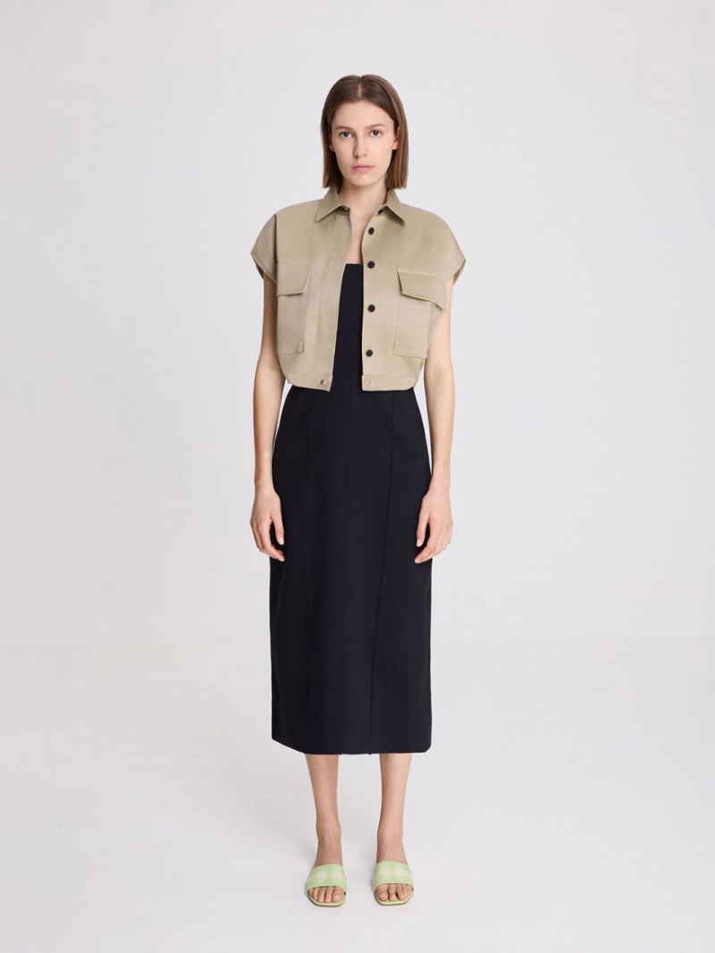 Σανδαλια Charles And Keith Woven Gingham πρασινο | 47836-DIXY