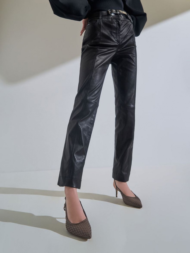 Γοβεσ Charles And Keith Woven Slingback καφε | 23489-EBPT