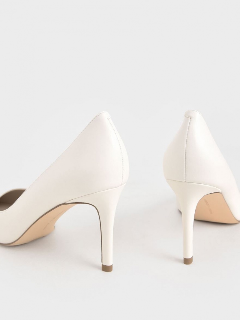 Γοβεσ Charles And Keith κλασικα Stiletto Heel κρέμα | 62375-CTGK