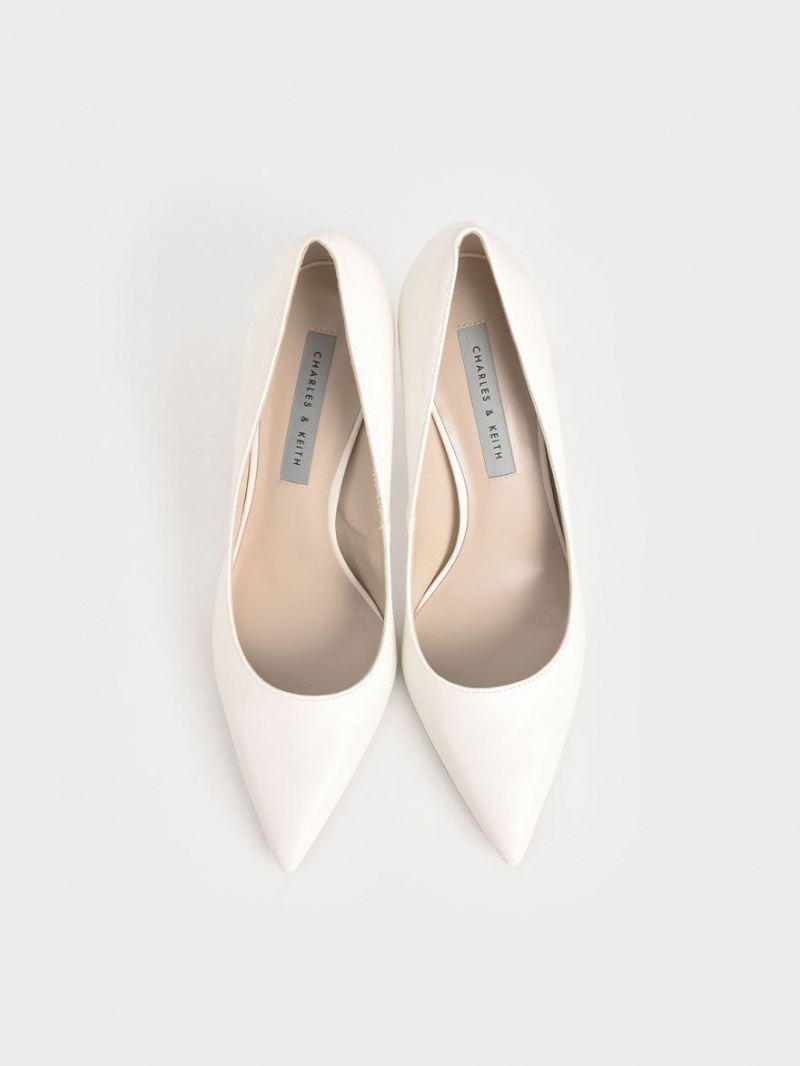 Γοβεσ Charles And Keith κλασικα Stiletto Heel κρέμα | 62375-CTGK
