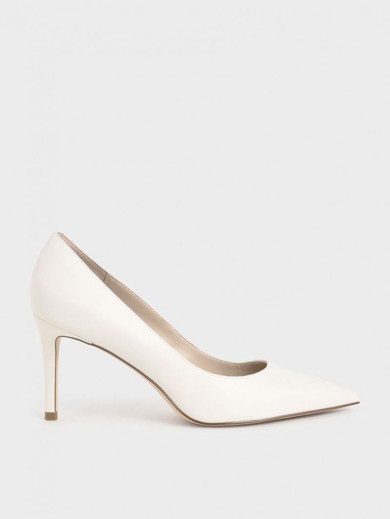 Γοβεσ Charles And Keith κλασικα Stiletto Heel κρέμα | 62375-CTGK