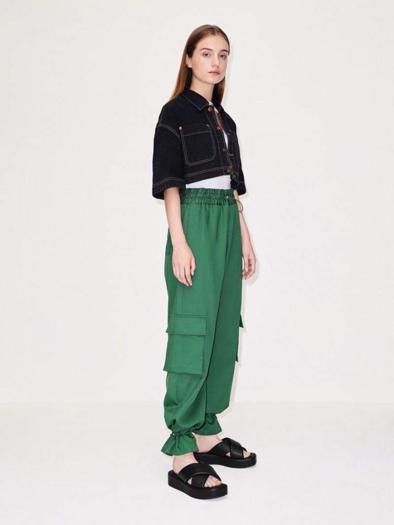 Σαγιοναρεσ Charles And Keith Με Επένδυση Crossover Flatforms μαυρα | 36805-WQPS