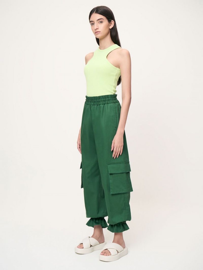 Σαγιοναρεσ Charles And Keith Με Επένδυση Crossover Flatforms ασπρα | 29465-CRDG