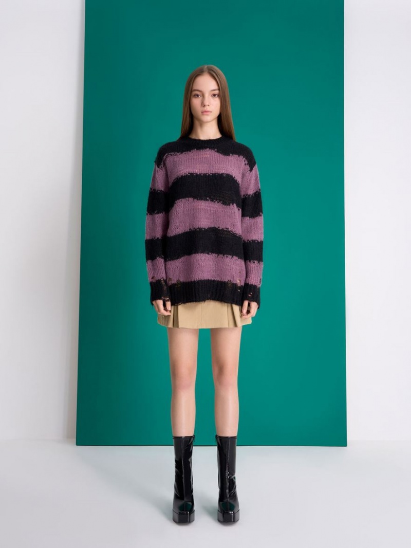 Μποτακια Charles And Keith λουστρινι flatforms Block Heel μαυρα | 40126-XNFV