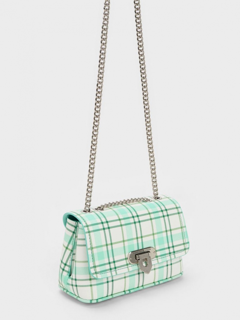 τσάντεσ ώμου Charles And Keith Alcott Push-Lock Chain Πολύχρωμο | 03254-WSHU