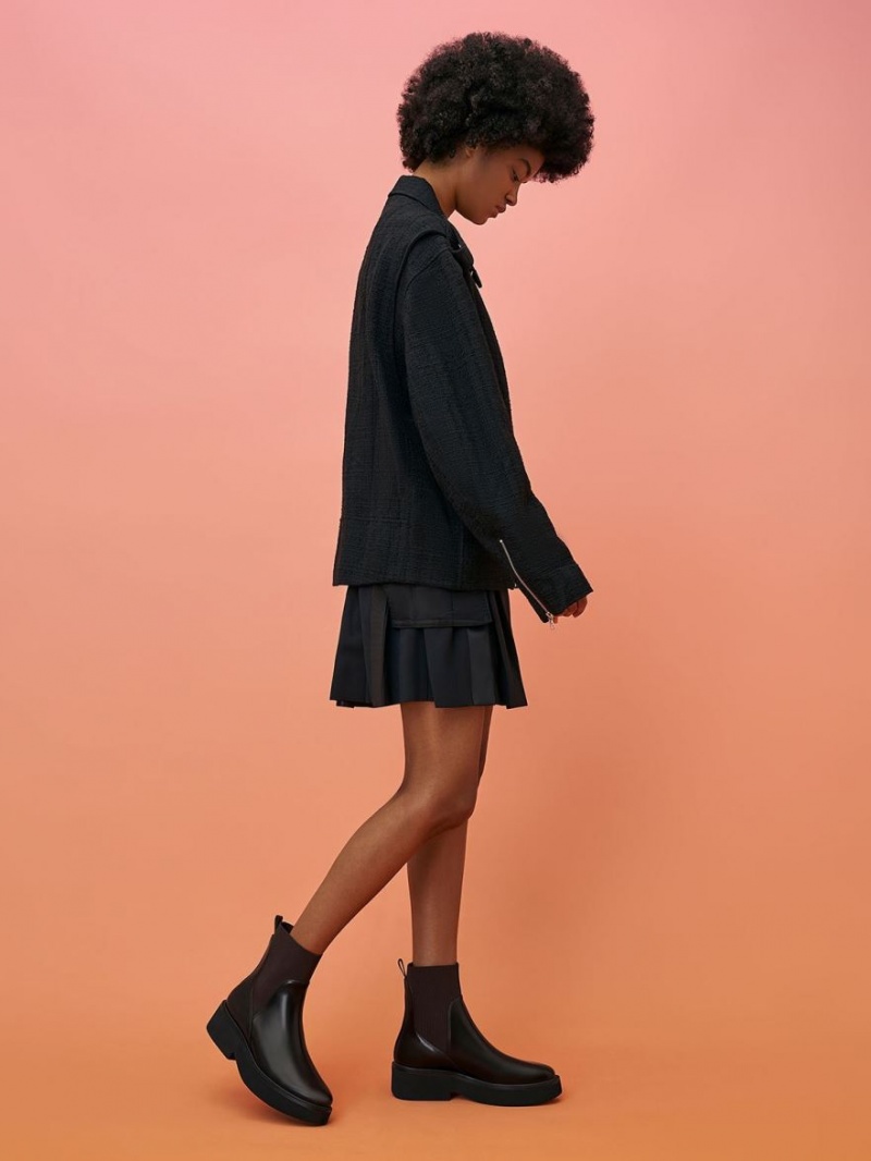 Μπότες Κάλτσες Charles And Keith Ankle μπορντο | 39718-NOCT