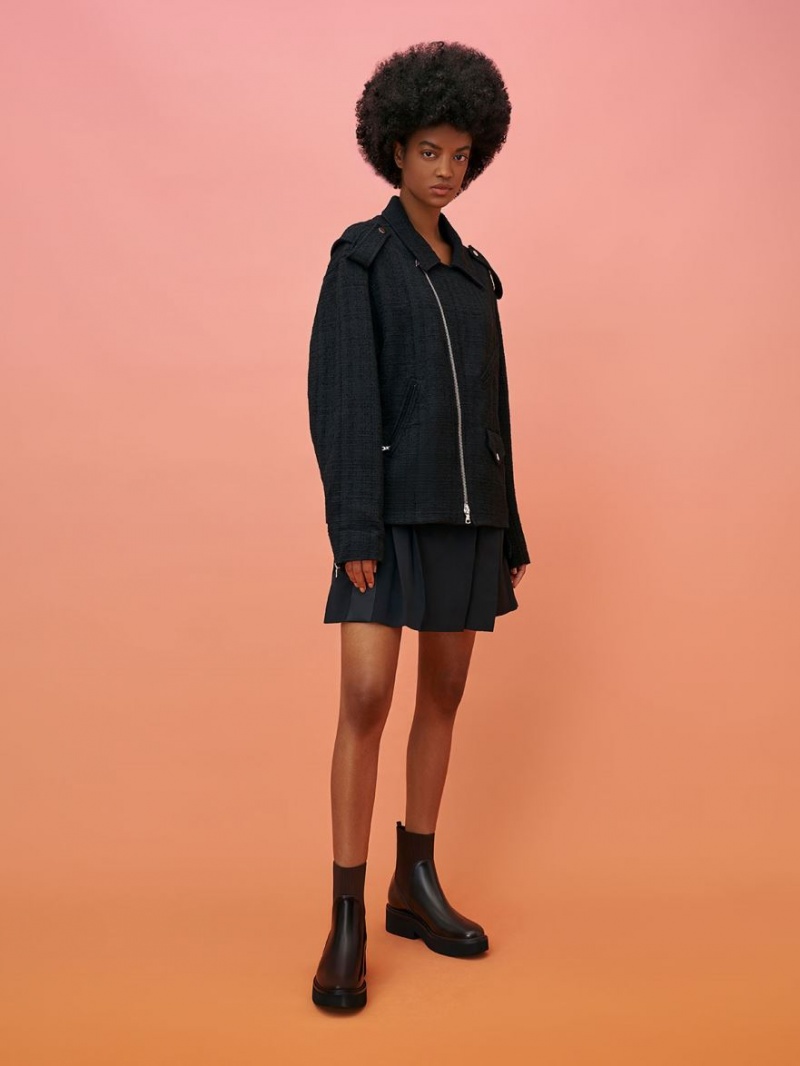 Μπότες Κάλτσες Charles And Keith Ankle μπορντο | 39718-NOCT