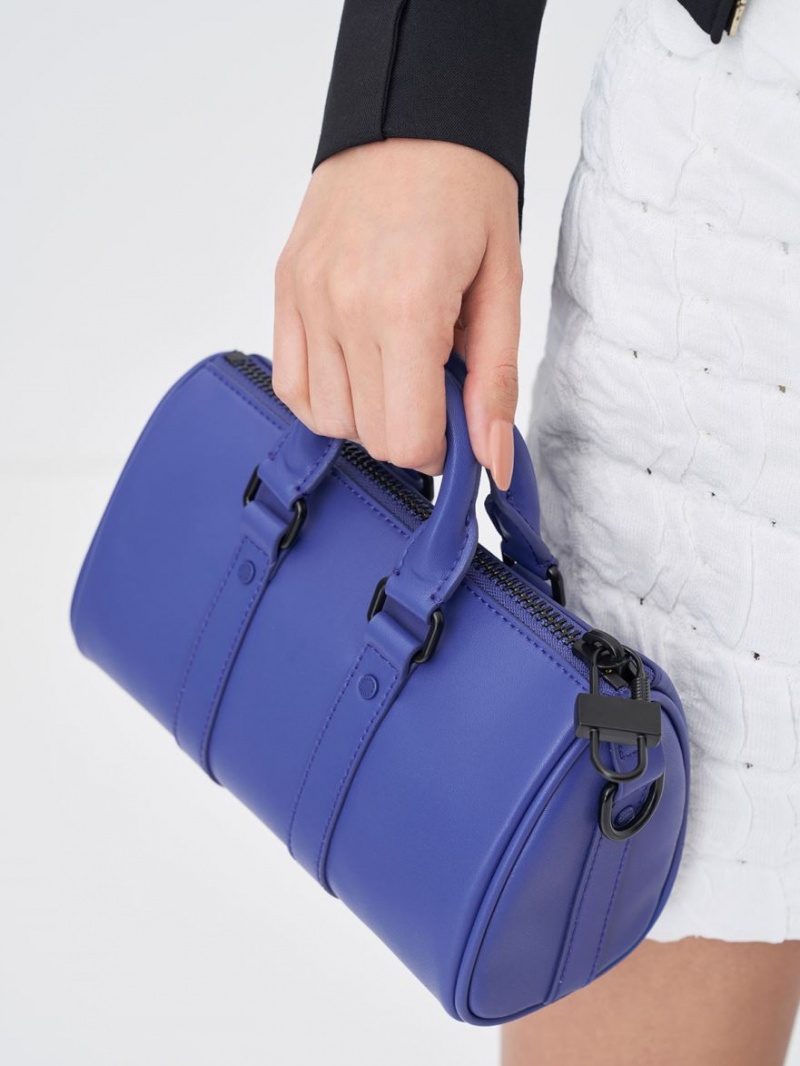 τσάντεσ χιαστί Charles And Keith Balta Chain-Link Bowling μπλε | 09316-LKFH