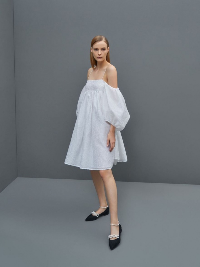 Παπουτσια Μπαλαρινεσ Charles And Keith Beaded Mary Jane μαυρα | 43709-MATW